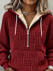 Women's Western Casual Textured Sweatshirt