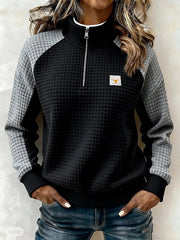 Women'S Casual Loose Solid Sweatshirt