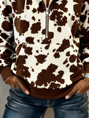 Women's Western Casual Textured Sweatshirt