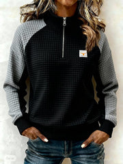 Women'S Casual Loose Solid Sweatshirt