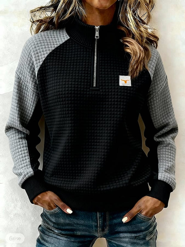 Women'S Casual Loose Solid Sweatshirt