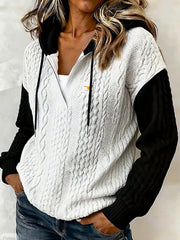 Women'S Casual Loose Solid Sweatshirt