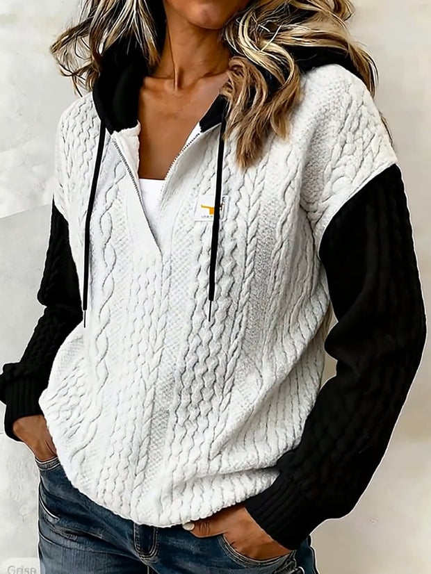 Women'S Casual Loose Solid Sweatshirt