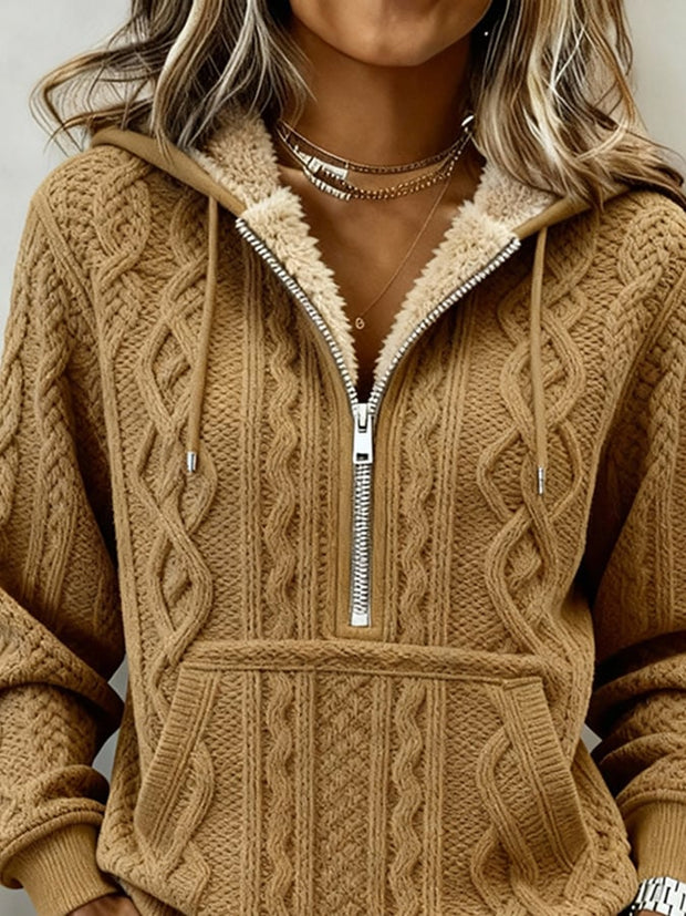 Women's Western Casual Textured Sweatshirt