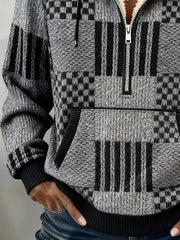 Women'S Casual Loose Printed Hooded Sweatshirt