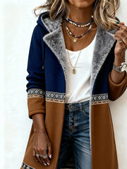 Women'S Casual Loose Patchwork Jacket