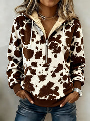 Women's Western Casual Textured Sweatshirt