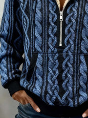 Women'S Casual Loose Printed Hooded Sweatshirt