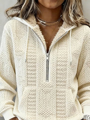 Women's Western Casual Textured Sweatshirt