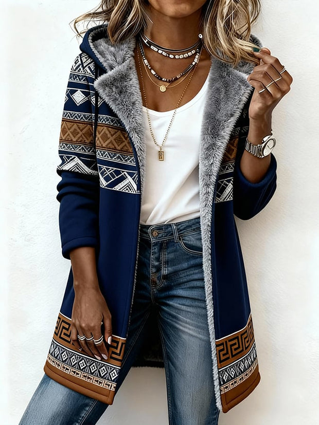 Women'S Casual Loose Patchwork Jacket