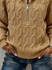 Women's Western Casual Textured Sweatshirt