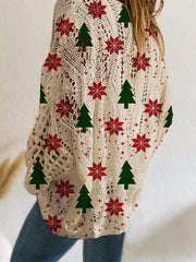 Women's Christmas Print Knitted Sweater