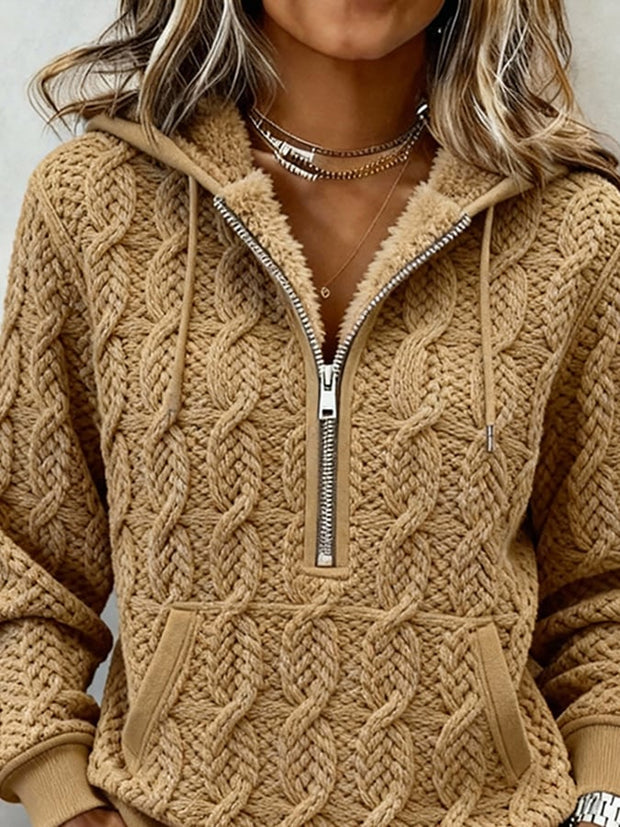 Women's Western Casual Textured Sweatshirt