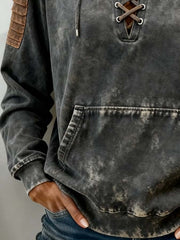 Women'S Casual Color-Blocked Pullover Sweatshirt