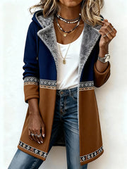 Women'S Casual Loose Patchwork Jacket