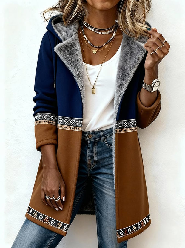 Women'S Casual Loose Patchwork Jacket