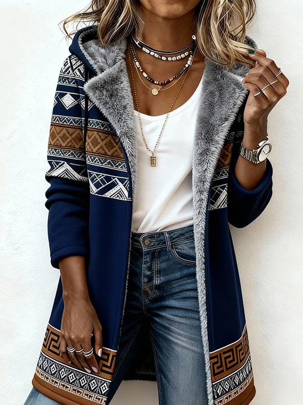 Women'S Casual Loose Patchwork Jacket